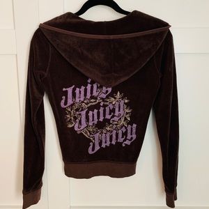 Juicy Couture Zip Hoodie - Small